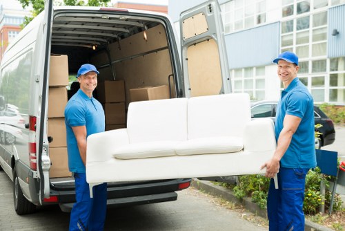 Man and van service helping with a local move in Shacklewell