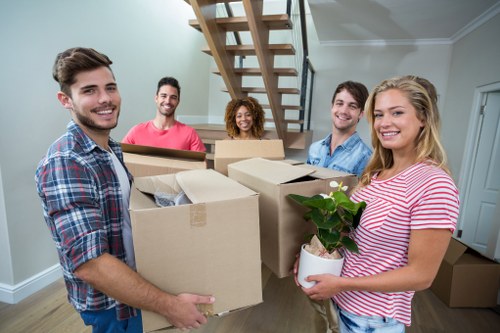 Local movers handling residential transport in East London