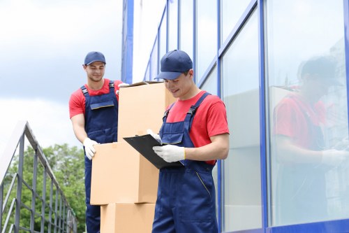Commercial relocation support for an office move near Shacklewell