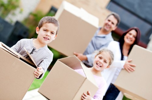 Shacklewell office relocation with careful loading and transport preparation