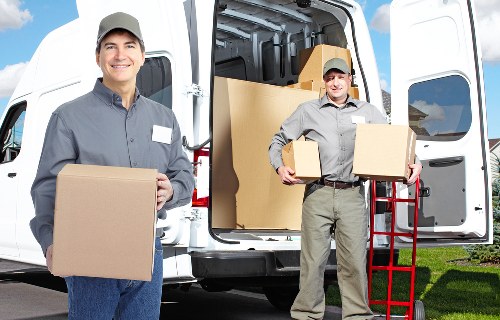 Careful packing and loading for a local flat move