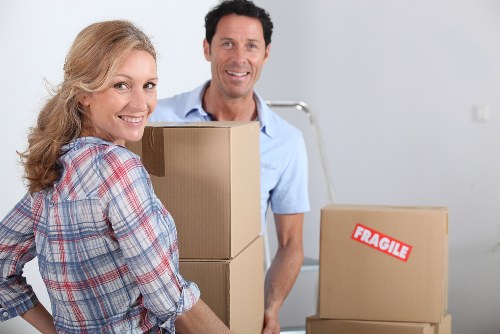 Local team handling a commercial relocation in Shacklewell with careful packing