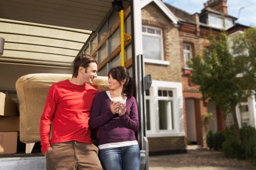 Business and home moving support with a van in Shacklewell